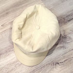 Retro cream colored cap